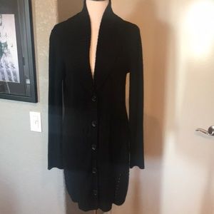 Black cardigan